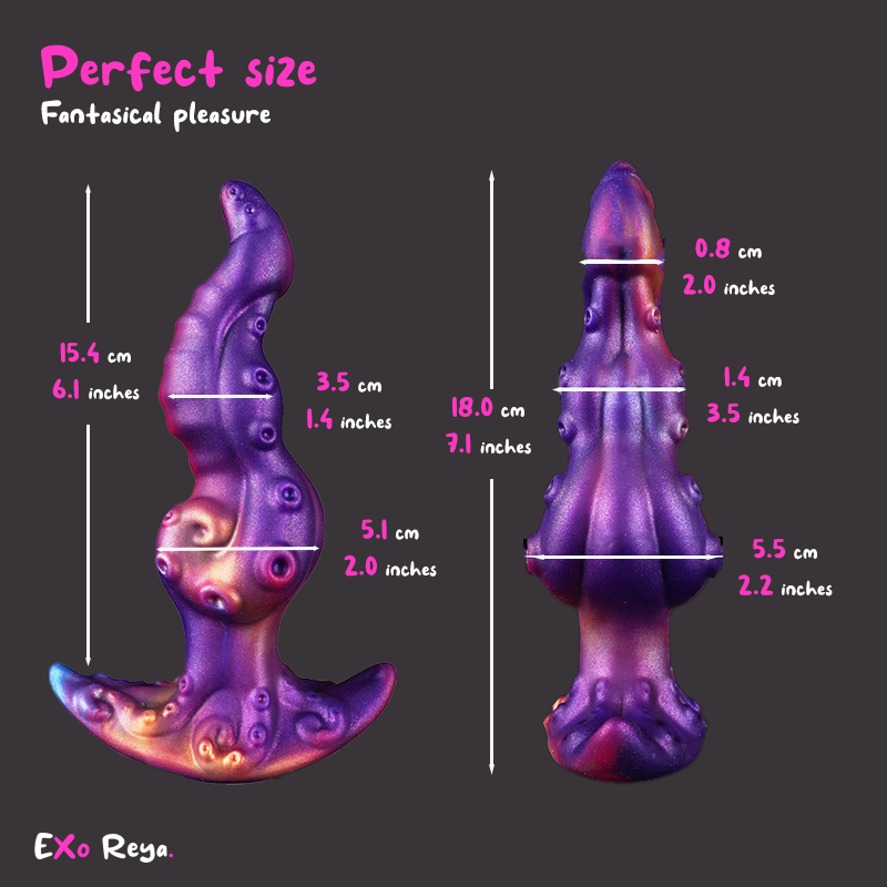 Auralisk Tentacle Butt Plug 7.1", 18cm