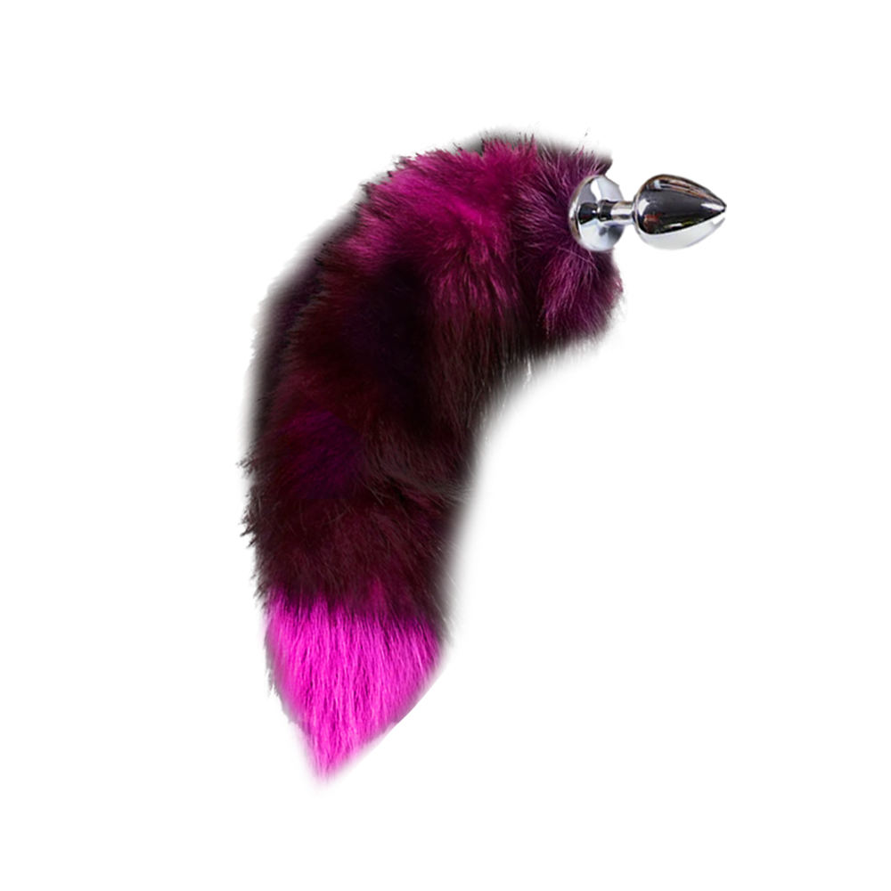 Fluffy Fox Tail Butt Plug, 3 Sizes, Interchangeable - Exo Reya Fluffy Fox Tail Butt Plug, 3 Sizes, Interchangeable - Exo Reya