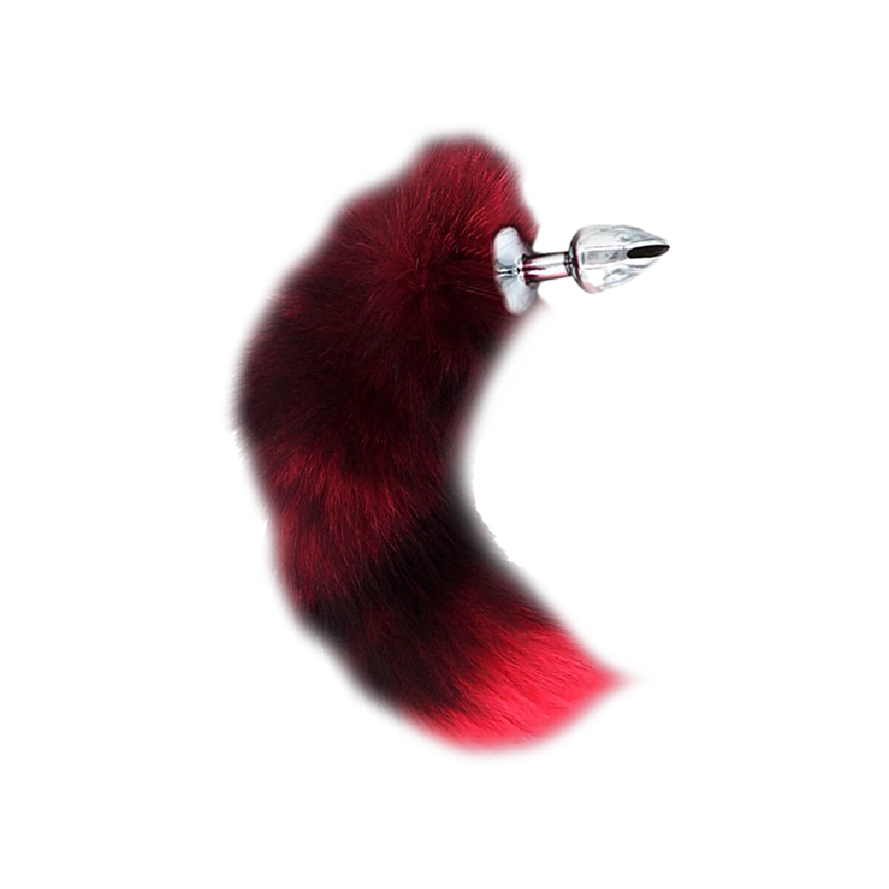 Fluffy Fox Tail Butt Plug, 3 Sizes, Interchangeable