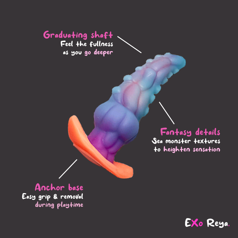 Tentacle Butt Plug 6.2", 16cm