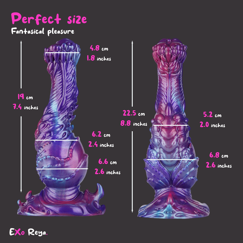 Vornyx Monster Dildo, 8.9", 22cm