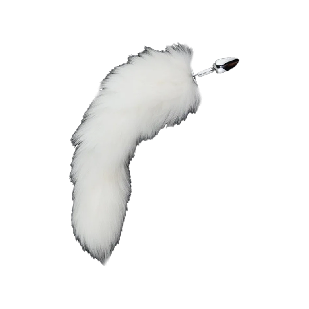 Fluffy Fox Tail Butt Plug, 3 Sizes, Interchangeable