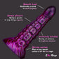 Purple Alien Sci-Fi Dildo 7.4"