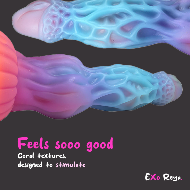 Ocean Dune Dildo 10.4" | Beautiful Coral Texture Exo Reya Ocean Dune Dildo 10.4" | Beautiful Coral Texture Exo Reya
