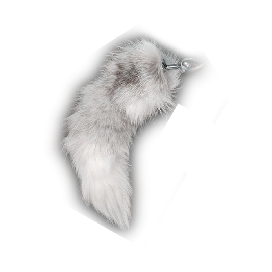 Fluffy Fox Tail Butt Plug, 3 Sizes, Interchangeable