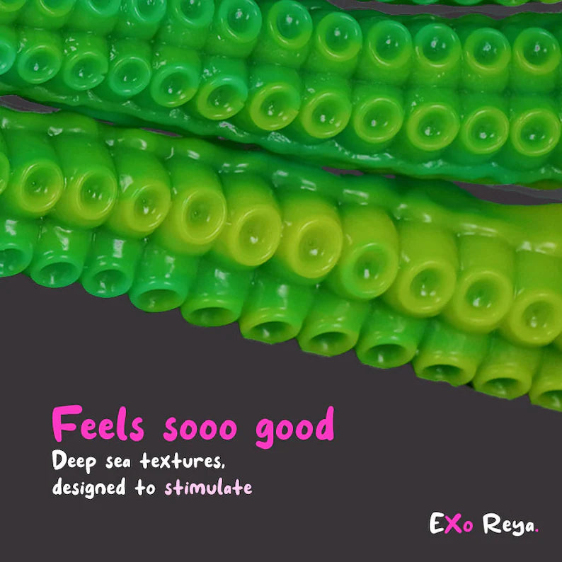 XL Fantasy Tentacle Dildo, 3 Sizes