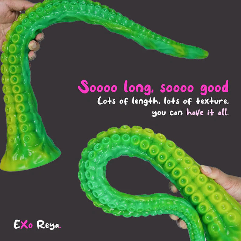 XL Fantasy Tentacle Dildo, 3 Sizes