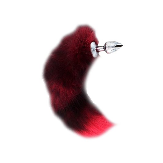 Fluffy Fox Tail Butt Plug, 3 Sizes, Interchangeable
