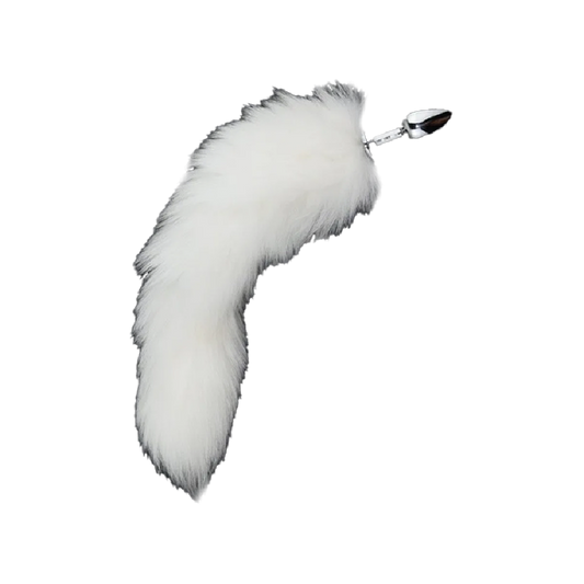 Fluffy Fox Tail Butt Plug, 3 Sizes, Interchangeable