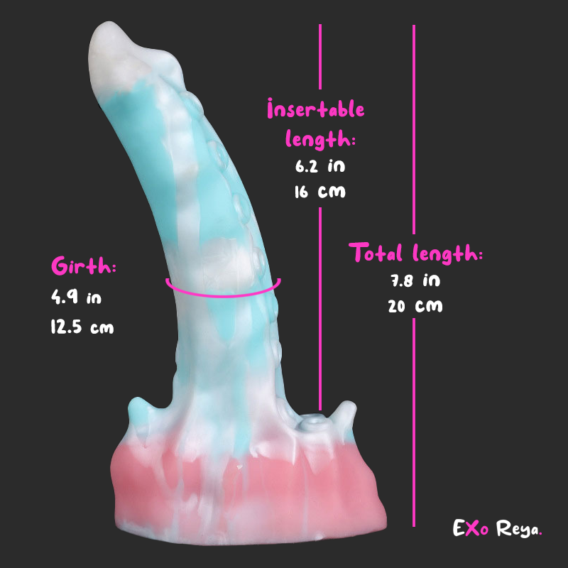 Tentacle Dildo 8", 21cm