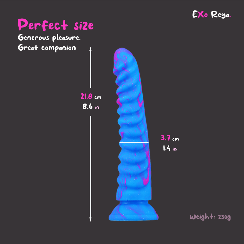 Azure Fantasy Dildo 8.6", 22cm