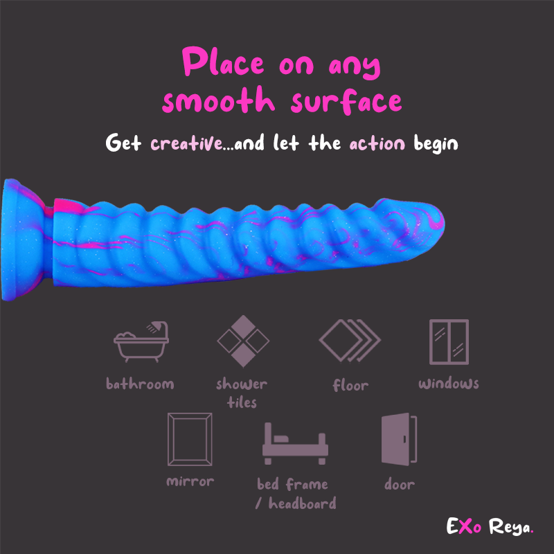 Azure Fantasy Dildo 8.6", 22cm